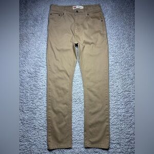 Levis Pants Boys 16 Slim 511 Khaki Classic 5 Pocket Photoshoot Church Holiday